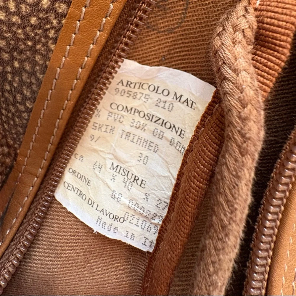 Vintage Borbonese Redwall Duffle Bag - XL